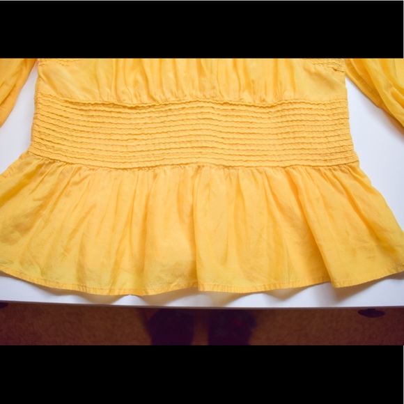 Something Navy Pleated Peplum Top - Picture 7 of 8